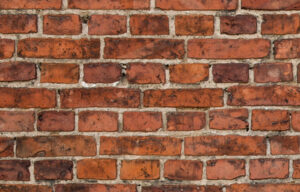 Solid brick wall